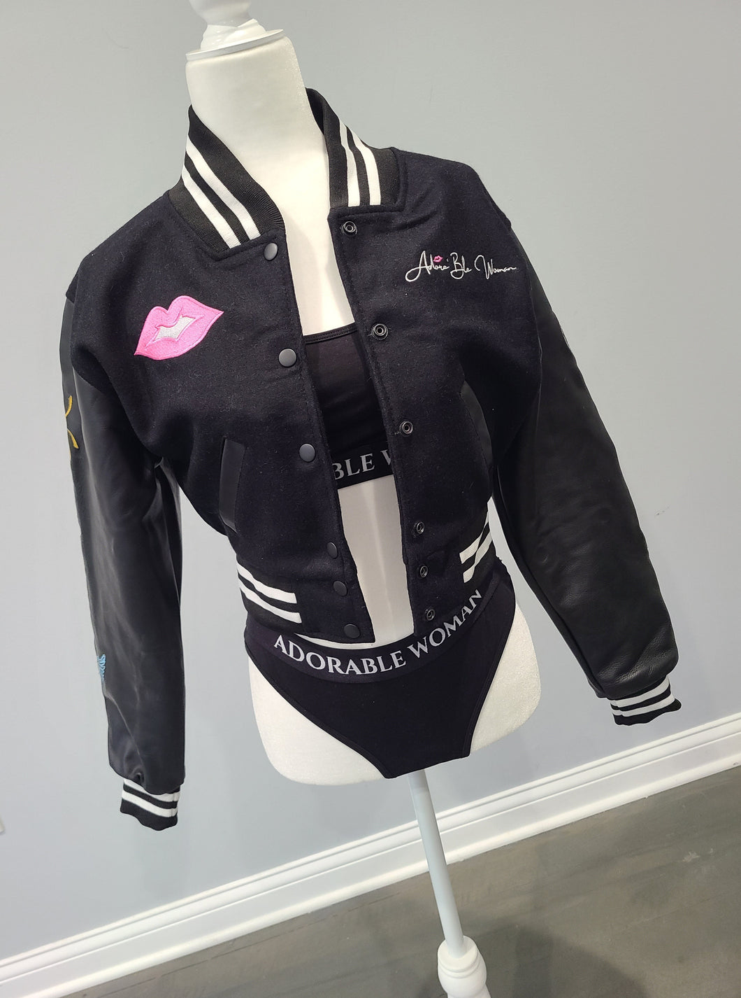 Goddess Energy Cropped Jacket - Black